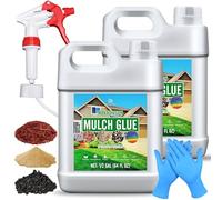Colle Cailloux Extérieur - Liant pour Gravier 4L - Colle Concentrée Prête à l'Emploi - Pour Coller Gravier, Écorces, Pierres - Applicateur pour Allées de Jardin, Bordures, Aménagement Paysager