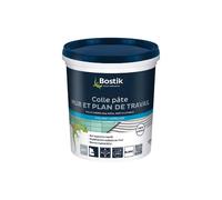 Bostik Colle carrelage pâte prête à l'emploi Spéciale mur et plan de travail Blanc 1,5 kg