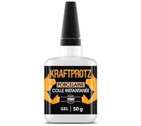 Colle céramique&porcelaine extra forte gel 50g super glue pour tasses,vaisselle&objets cassés transparente,résistante à la chaleur