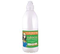 Colle - CLEOPATRE - Cléocol - Flacon 1000ml - Colle blanche extra forte - Prise rapide