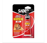Sader Colle contact néoprène gel transparent multi-usages – Extra forte, prise immédiate – 55 ml