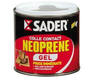 Colle contact néoprène multi-usages - gel - transparent - 500 mL