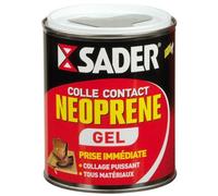 Colle contact néoprène multi-usages - gel - transparent - 750 mL