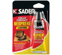 Colle contact néoprène multi-usages - liquide - transparent - 55 mL
