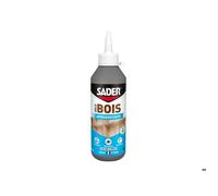 Sader Colle à Bois Prise Progressive - Tout Type De Bois - Intérieur - Transparente après Séchage - Sans Solvant - Vynilique - Biberon de 500 ml
