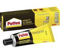 Pattex Colle de contact transparente avec solvant – tube