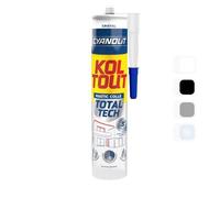 Colle de fixation et d'étanchéité - CYANOLIT - Total tech - Cristal - Cartouche 290 ml - Transparent - Multi-matériaux et flexible