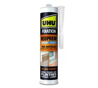 UHU Fixation néoprène - Colle extra forte & rapide pour une fixation facile et solide de toutes sortes de matériaux, beige, cartouche 350g