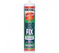 Soudal Colle néoprène Néofix Blanc 310 ml - Forte résistance à l'eau, pour supports irréguliers