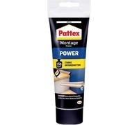 Pattex Colle de montage Power PXP25 - forte adhérence initiale - blanc tube 250 g