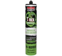 Colle de montage T-Rex pour matériaux légers écologique 350g unitaire SOUDAL