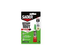 Sader Colle Multi-Usages Répare Tout Extrême+ – Extra forte tous matériaux, transparente – Tube 3 g