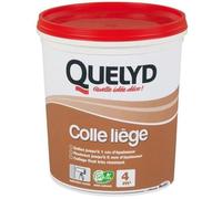 Quelyd – Colle liège murale pâte – Dalles et rouleaux – Intérieur, pièces non-humides – 1 kg