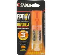 Colle époxy invisible Sader - Seringue 25 ml