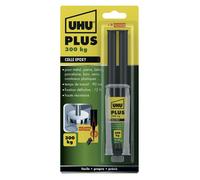 UHU Colle Époxy Plus 2 composants – Super forte, rapide – Seringue 15 g transparente