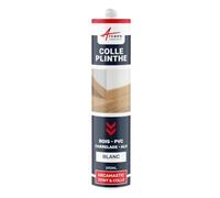 Colle et Joint Plinthes, Bois, Carrelage, Pierre 290 ml x 1 Blanc