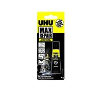 UHU Colle de réparation multi-usages Max Repair Power – extra puissante, transparente – tube 8 g