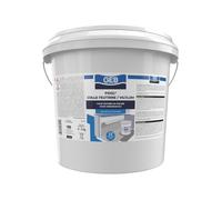 Colle feutrine aqueuse pour piscine - GEB - Seau 5 kg - Blanc - Résine 100% synthétique - Résine polyester - Pâte