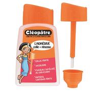 Cléopâtre Colle forte transparente adhésive – Lot de 3, 80 gr avec pinceau incorporé
