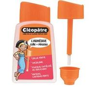 CLEOPATRE Lot de 3 Colles transparente forte"Adhésive" en 80 gr avec pinceau incorporé