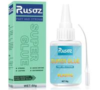 Colle Forte Pour Plastiques 50g Super Glue Extra Forte Colle Plastique Résistante,Séchage Immédiat,Colle Instantanée Pour Plastique