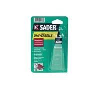 Sader Colle universelle solvantée Tube – Prise rapide, résiste à l'eau – 30 ml