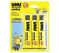 Colle Gel Universelle - Uhu - Extra - 3 X 31 Ml - Ne Coule Pas - Multi-Matériaux