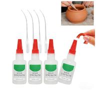 Colle Glue Extra Forte,Colle Forte,Super Glue,Colles Instantanée Extra Fortes,Transparente Colles Forter,pour Bricolage (4pc)