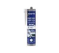 Bostik FIX&PRO MSP 104 Blanc - Mastic Colle et Joint Auto, Bateau, Camping Car - Tous matériaux - Résiste aux UV, Intempéries et à l’Eau de Mer - MS Polymère - 290ml