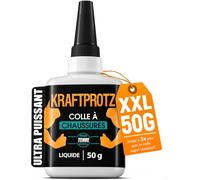 Colle Liquide pour Chaussures 50 g - Super Glue Baskets Semelles Cuir | dosage précis, transparente, imperméable, résiste à la chaleur, embout anti-dessèchement, chaussures, semelles, cuir, textile