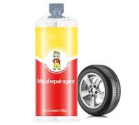 Colle Métal Haute Résistance Lourde | Imperméable Résistant À La Chaleur Séchage Rapide Multi-Usage | Colle Métal Extra-Forte,Pour Céramique, Acier Inoxydable, Bois, Appareils Électroménagers, Verre,