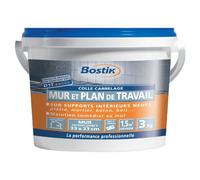 Colle carrelage - pâte - murs et plans de travail - 3 kg BOSTIK