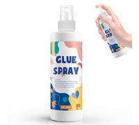 Colle Neoprene Spray, Spray Adhesive, Transparent À Base D'eau, 200ml | Convient pour Les Plastiques, Le Verre, Le Papier, Le Carton, L'aluminium, La Mousse, Les Métaux et Les Photographies