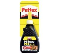 Pattex Colle liquide Ni Clou Ni Vis – Blanche pour bois et autres matériaux, 100 g