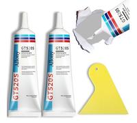 Colle Papier Peint Liquide Transparente Adhésif Puissant Pour Réparer le Décollement Fissures et Déformation 60ml*2