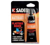 Colle plastique rigide Sader - Tube aluminium 55 ml