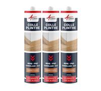 Colle plinthe, bois et carrelage, pose facile Terre Cuite 290 ml x 3 - ARCANE INDUSTRIES