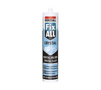 Colle polymère et hybride SMX Fix All Crystal Transparent 290ml SOUDAL