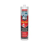 Colle polymère hybride SMX Fix All High Tack Noir 290ml SOUDAL