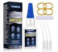 Colle pour chaussures 30 g, colle instantanée pour réparation de chaussures, étanche, avec capuchon antilog, colle transparente forte pour réparation de chaussures, baskets, semelles, bottes,