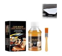 Colle pour Ciel de Toit de Voiture,Colle De Réparation avec Pinceau,pour Tous Les Cuirs et Polyesters