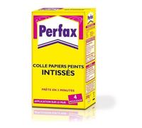 Colle pour papiers peints intissés - PERFAX - 200g - Haute adhérence - Prête en 3 minutes - Application directe