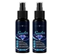 Colle pour peinture diamant - 100 ml - Séchage rapide - Longue durée | Lot de 2 sprays de scellage d'art de pierre pour tissu, résine, argile, bijoux, dessous de verre, puzzle, mur