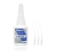 Colle pour pierre transparente 30g, étanche et spécialement conçue pour marbre. Idéale pour la liaison rapide de pierres