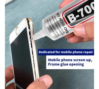Colle pour réparation d'écran de téléphone JXVX Clear B-7000 & Black T-7000 Adhésif 15 ml/50 ml/110 ml, artisanat de bijoux, résine imperméable à séchage rapide, colle extra forte. Clear-15Ml