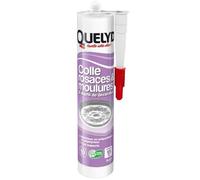 Colle pour rosaces et moulures - QUELYD - 310 ml - Sans solvant - Sans odeur - Résistance 100 kg/cm²