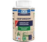 Colle PVC gel évacuation GEB'ORIZON pour canalisations - pot 250 ml GEB