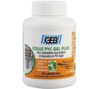 Colle PVC Gel plus - GEB - 250 mL - Assemblage canalisation PVC - Spéciale eau potable - Sans THF