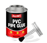 Colle PVC Plomberie, Colle Contact, Imperméable pour Tuyaux en PVC Rigide | Colle Neoprene Gel, Forte adhérence, Neoprene pour Raccord de Canalisations Transportant des Fluides Gazeux ou Liquides, 170g