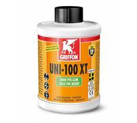 Colle PVC pression/evac. uni 100 XT - Griffon - Pot 1L avec pinceau
